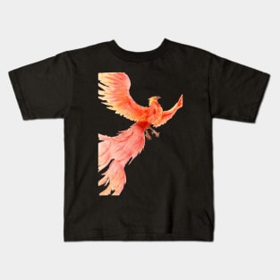 Rising from the Ashes- Phoenix Bright Red Kids T-Shirt